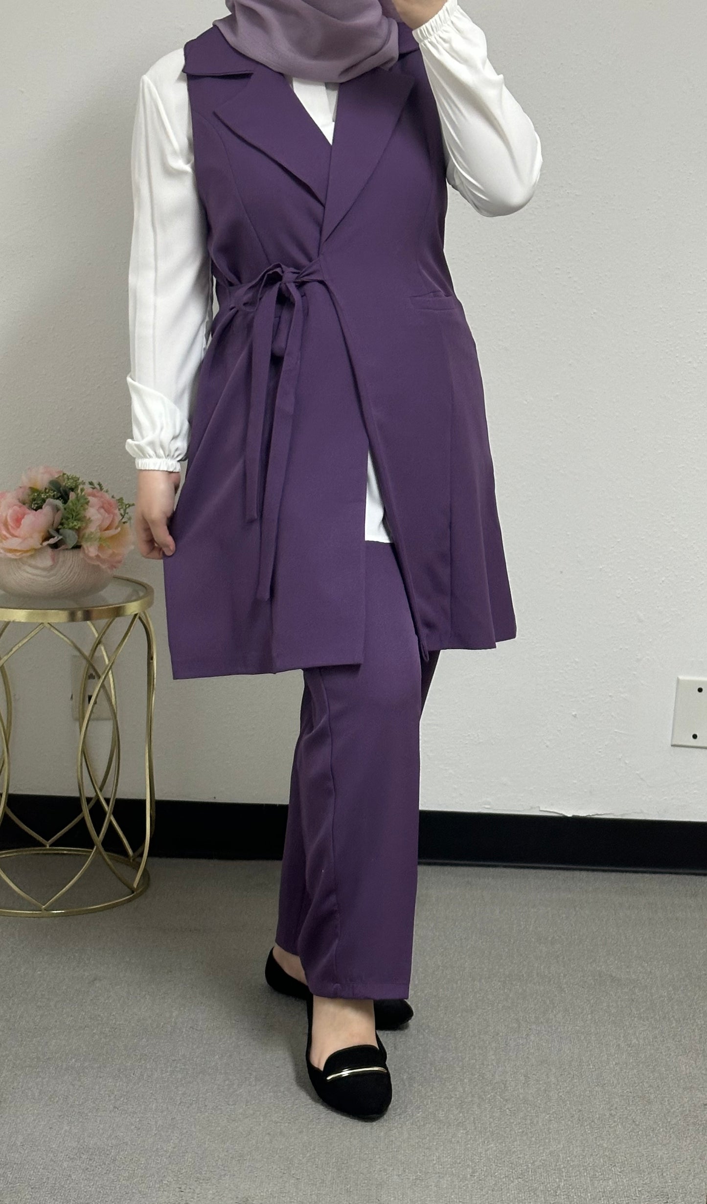 Three pieces set side belt