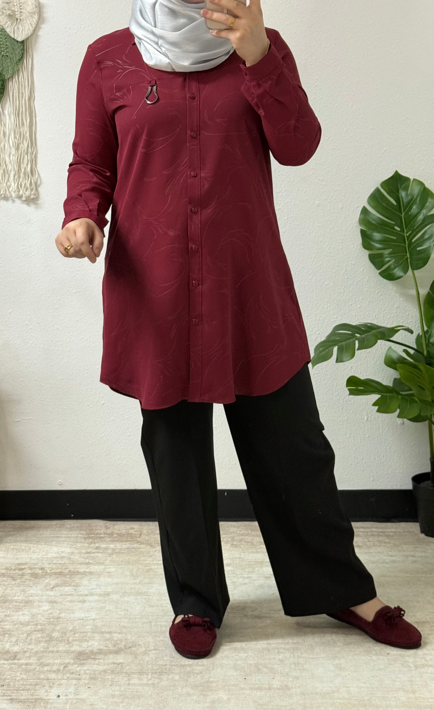 Modest Collar Shirt