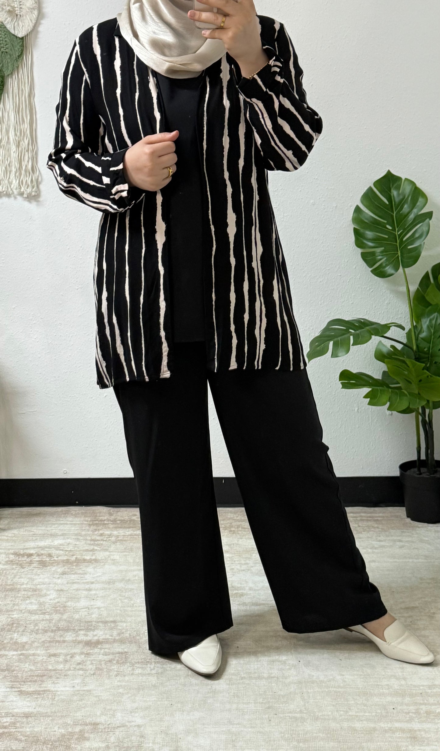 Three-Pcs Zebra Print Set