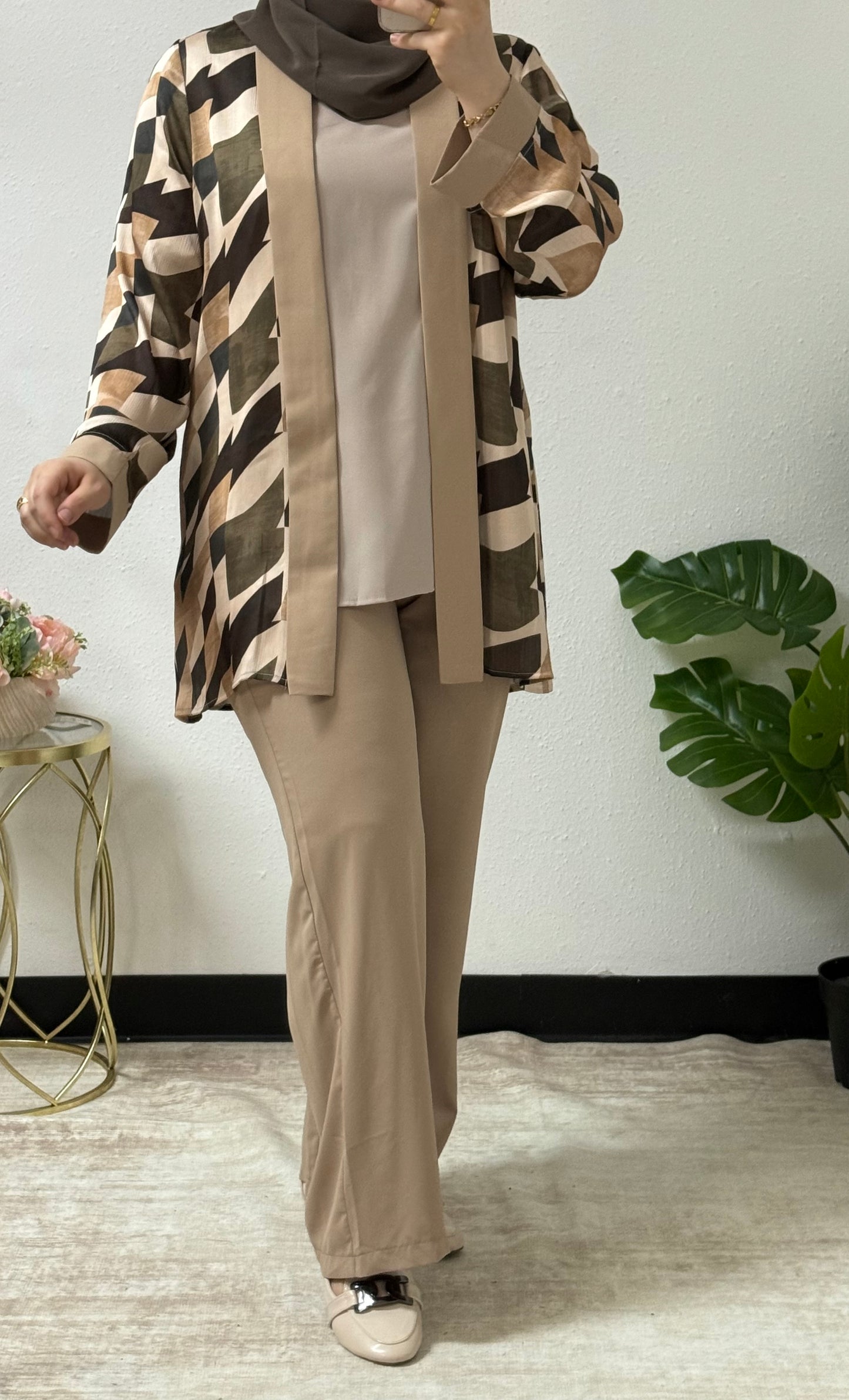 Three-piece pattern set