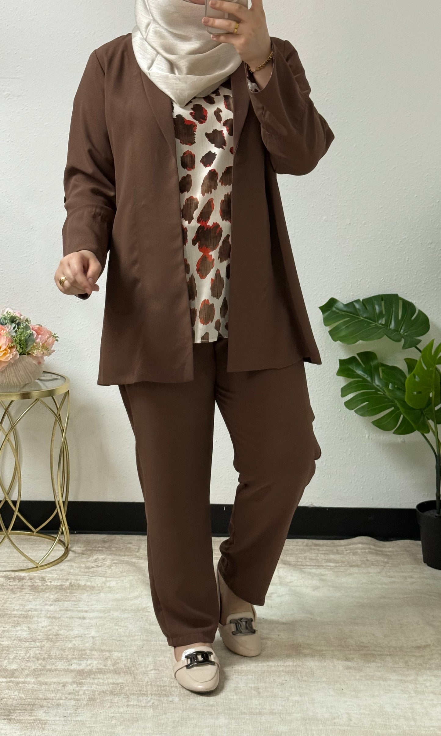 Printed three-piece set