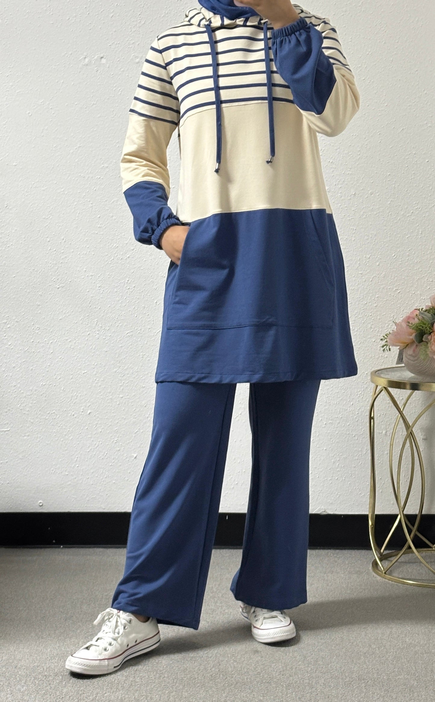 Two-piece line pattern set