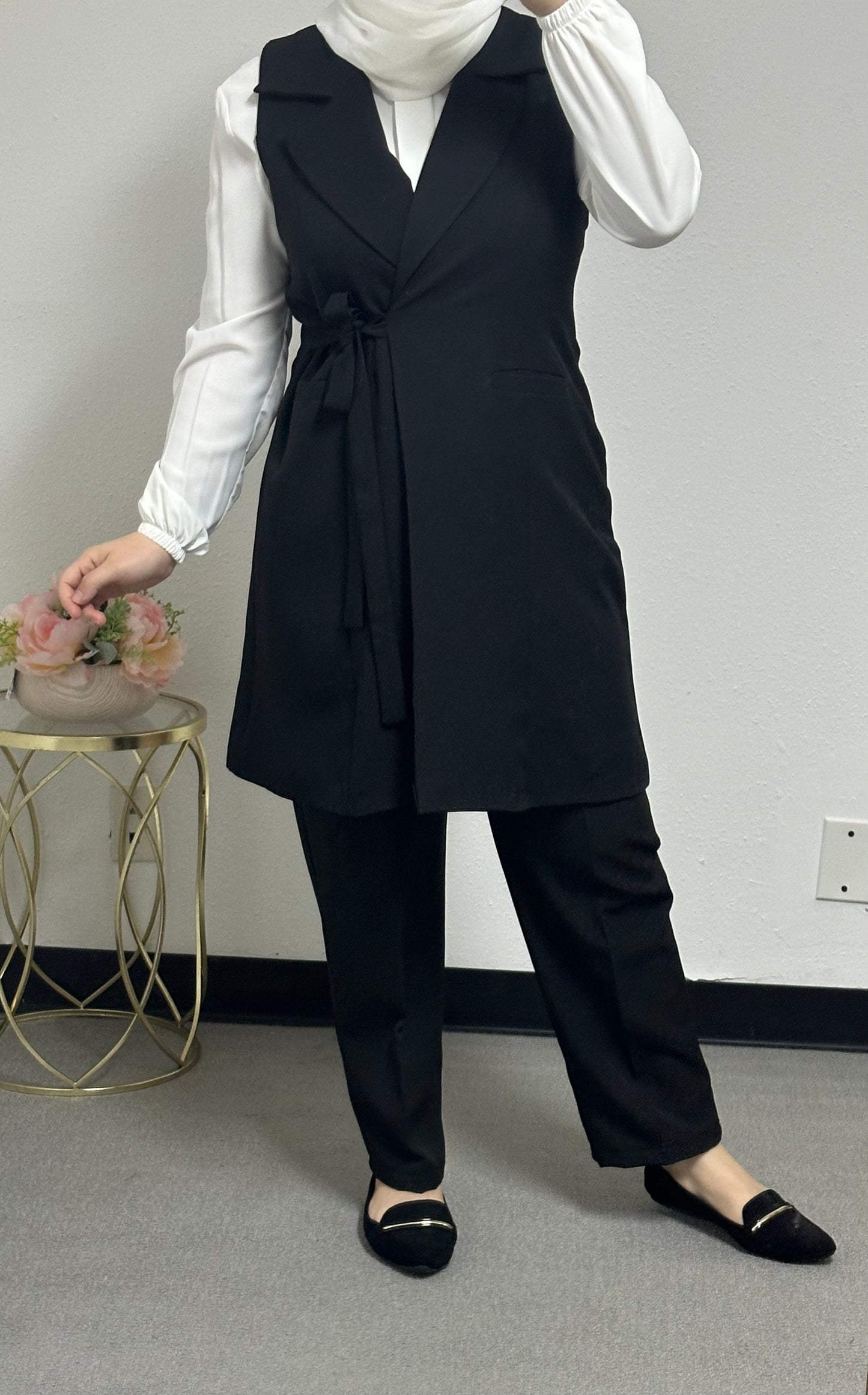 Three pieces set side belt
