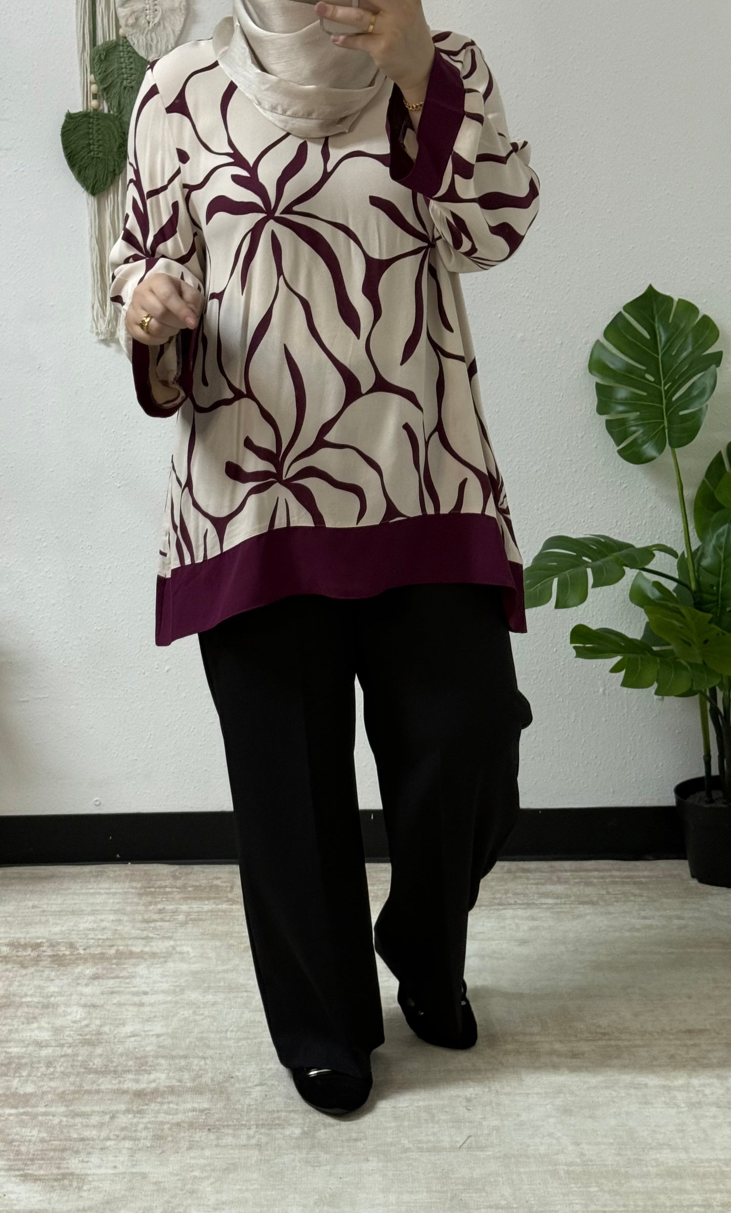 Red Floral Shirt