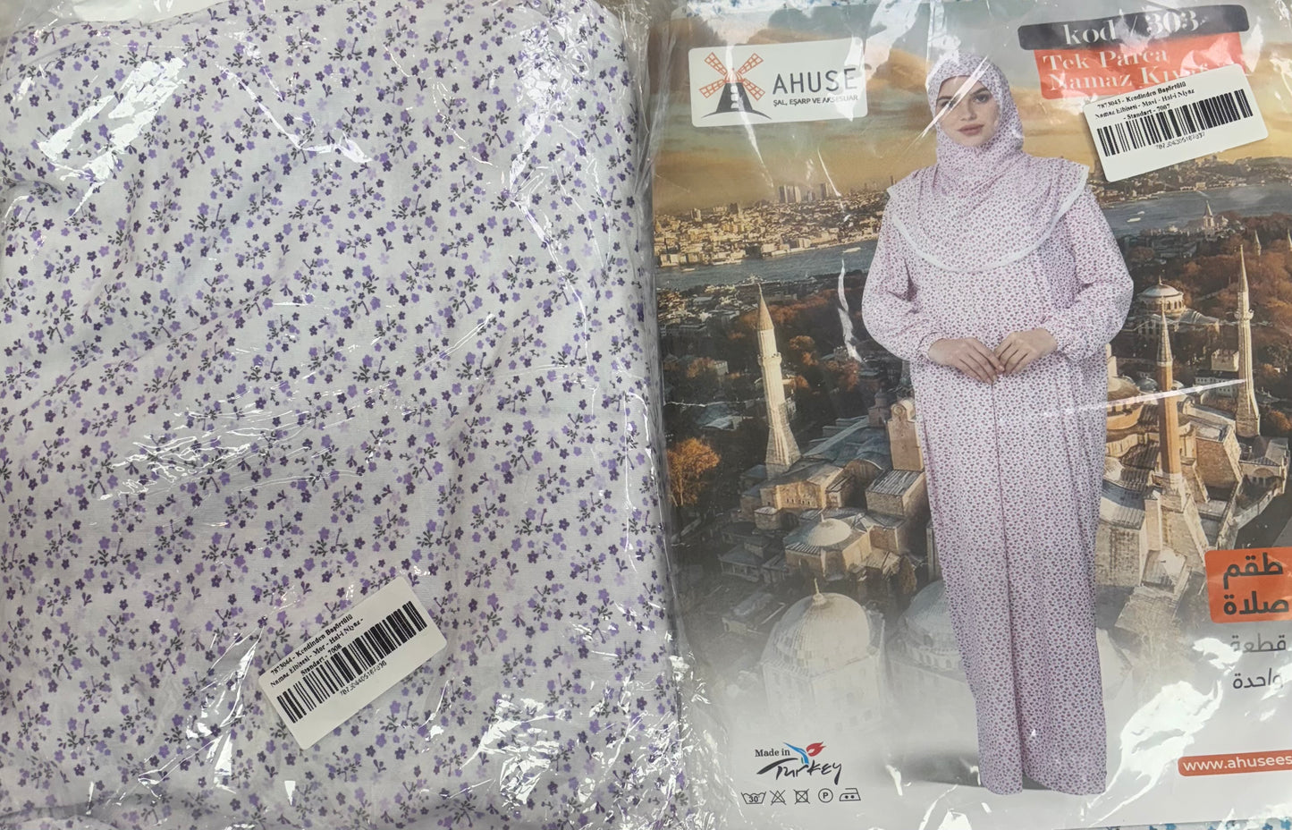 Floral print prayer clothes