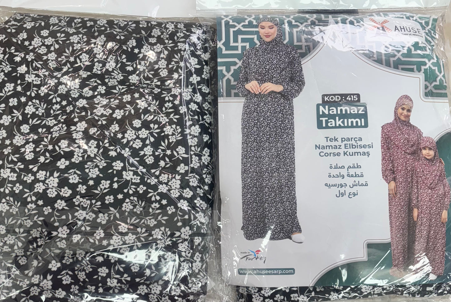 Prayer clothes flower print