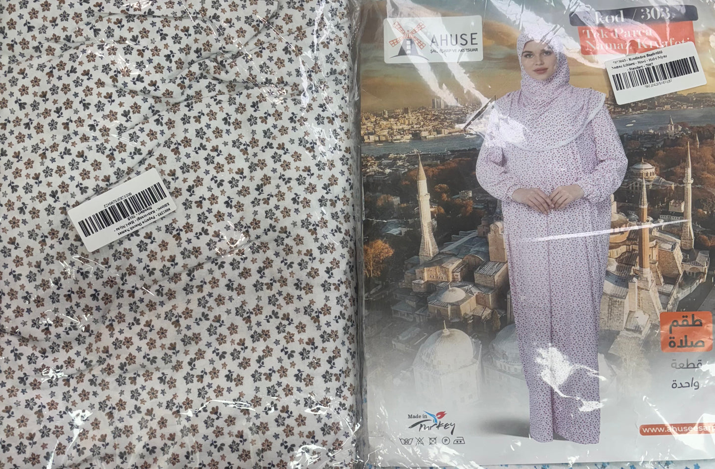 Floral print prayer clothes