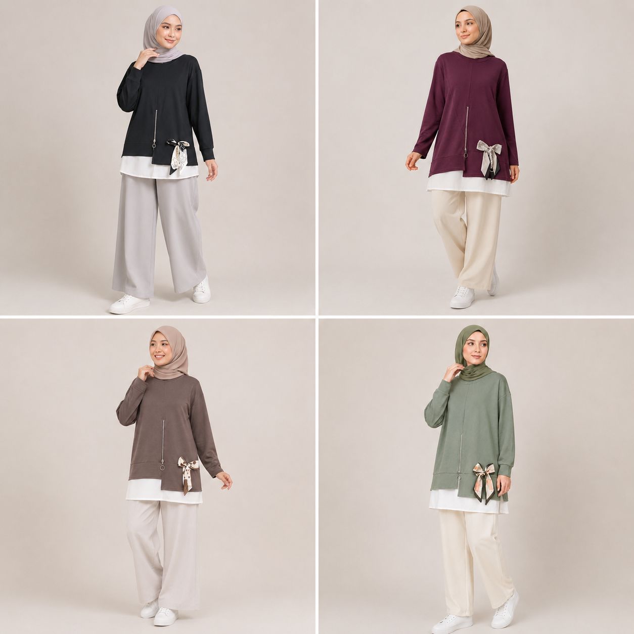 Bow Detail Sweatshirt