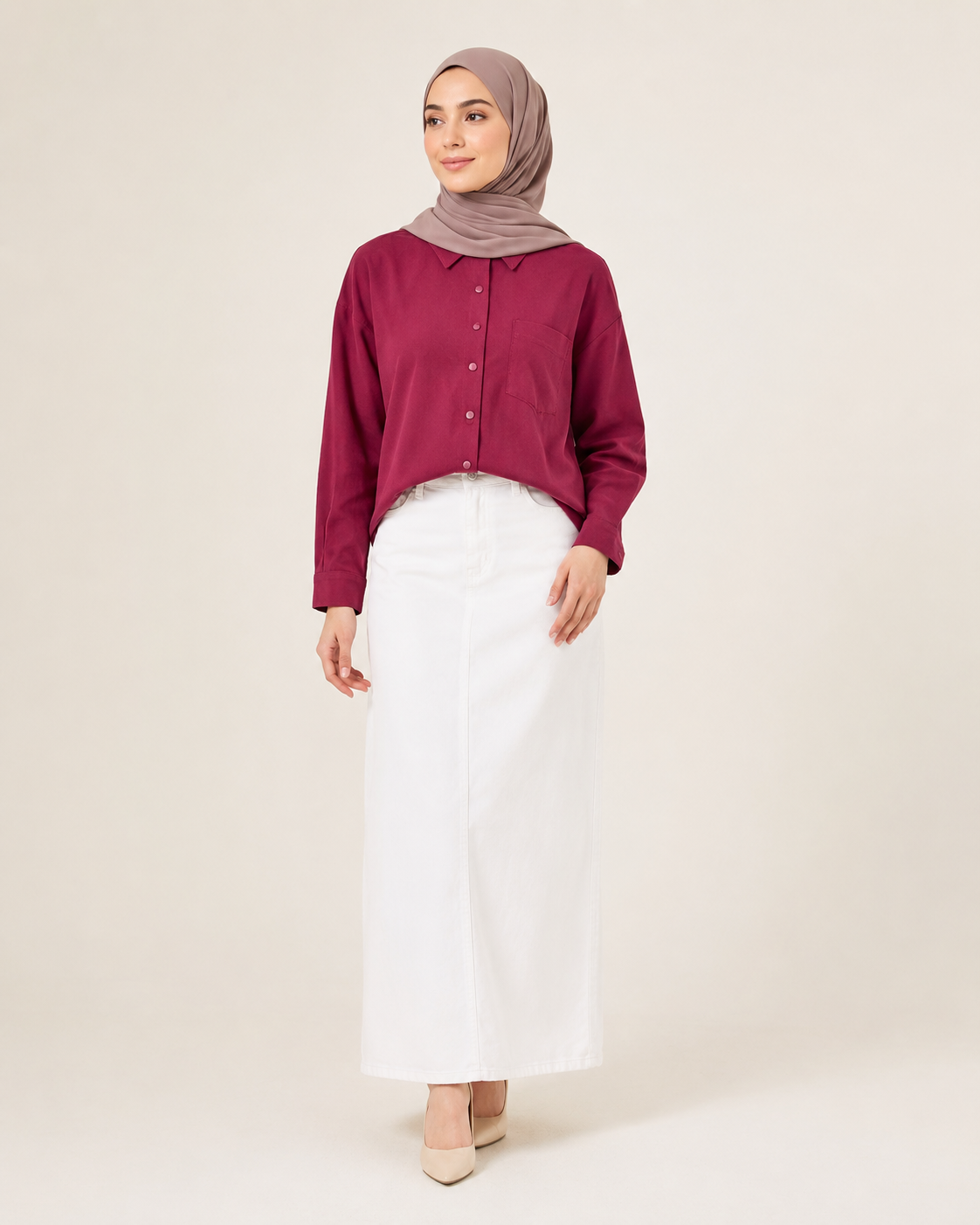 Three Pieces Skirt Casual Set