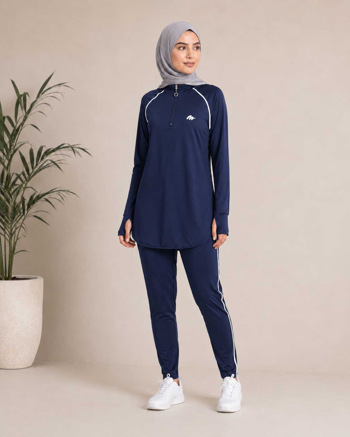 Active/Swim Wear Defined Zipper Set