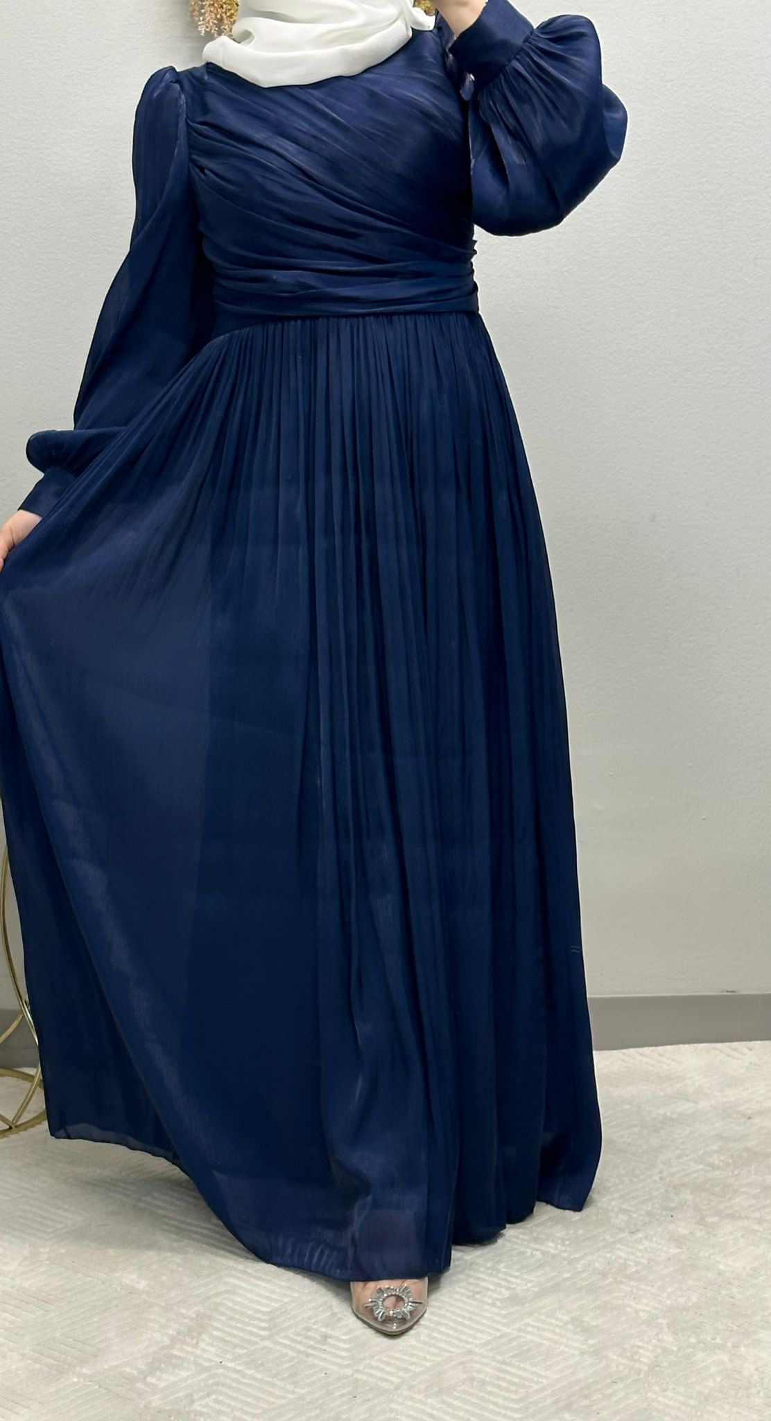 Refined Kloch Satin Formal Dress