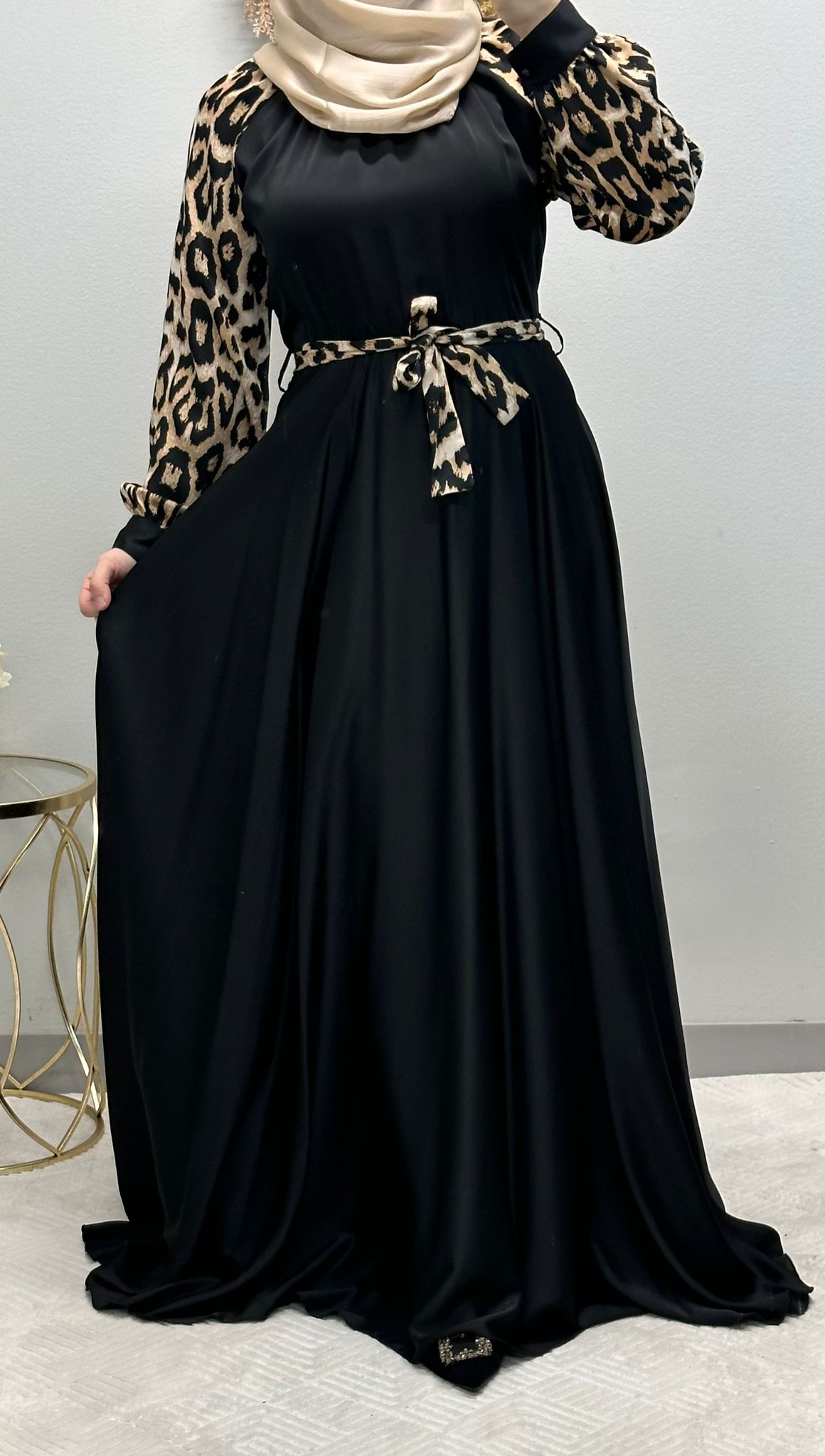Stain tiger dress