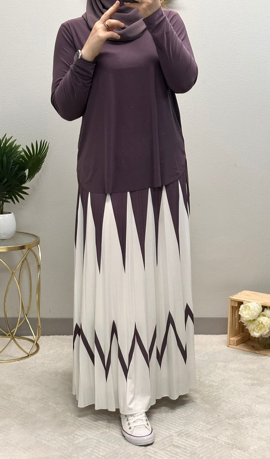 Lycra soft material skirt set