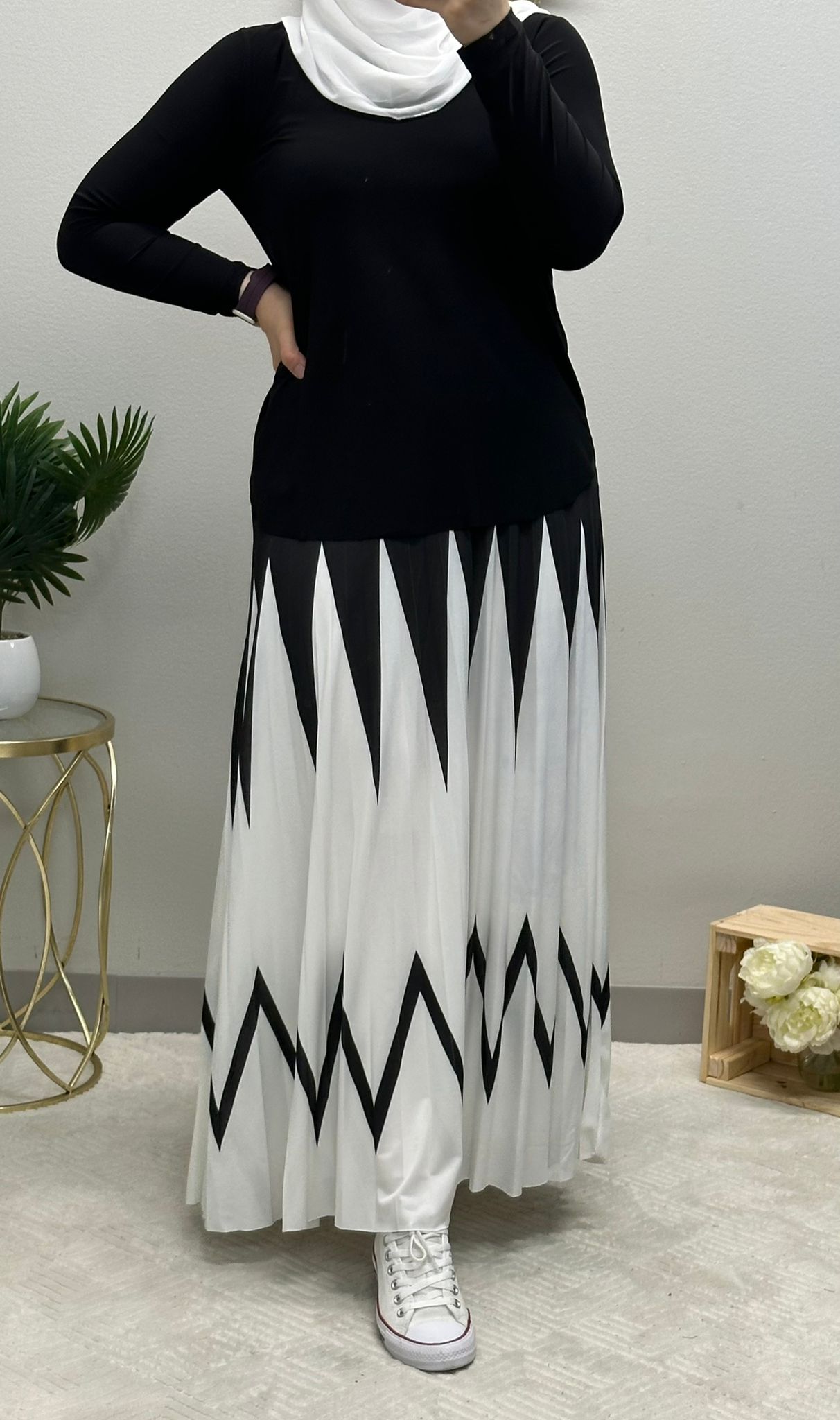 طقم تنورة - مثلثات