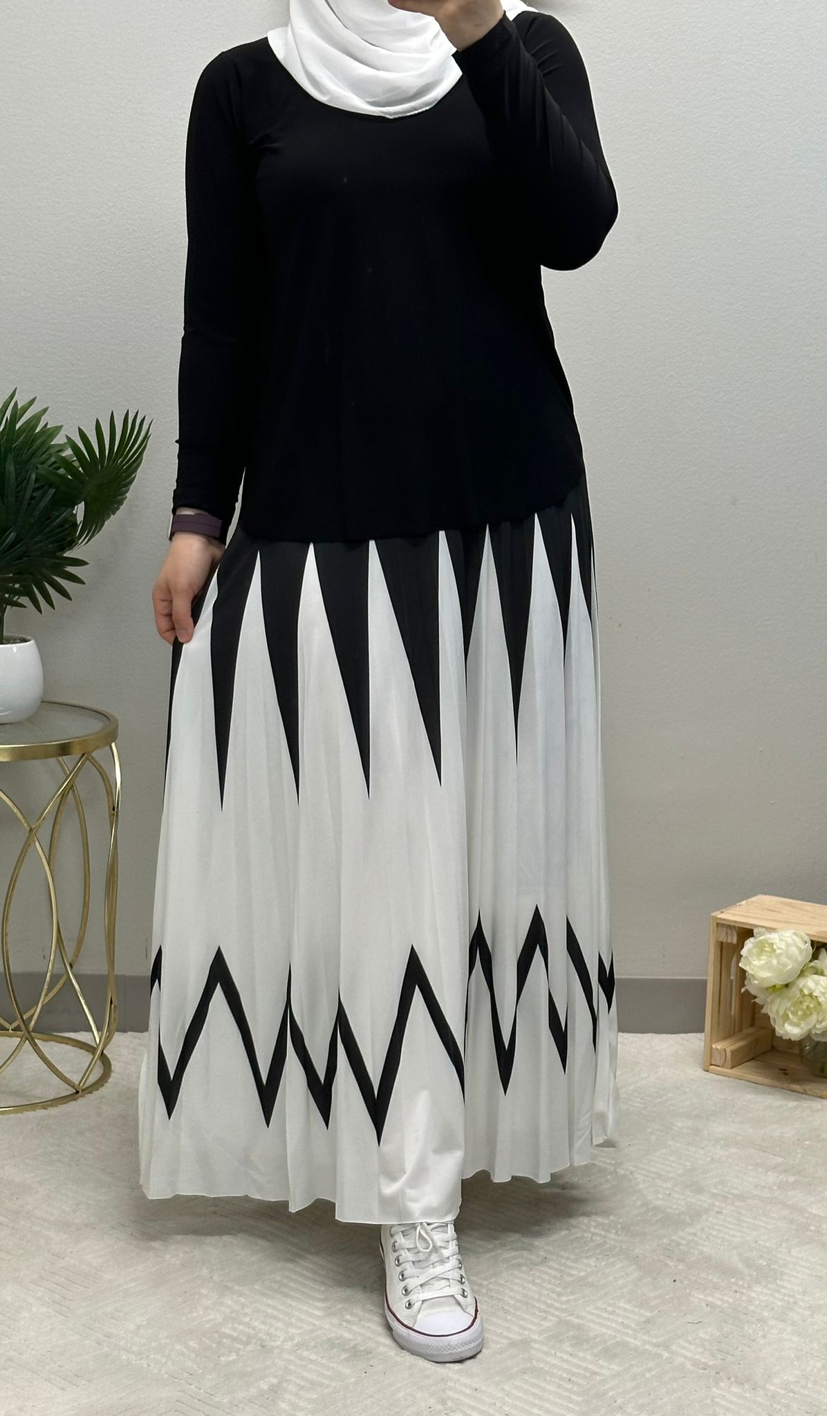 طقم تنورة - مثلثات
