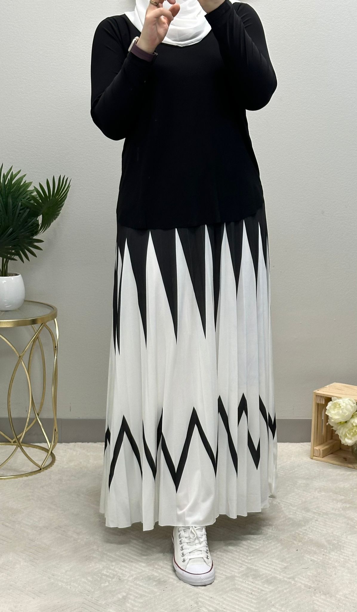 طقم تنورة - مثلثات