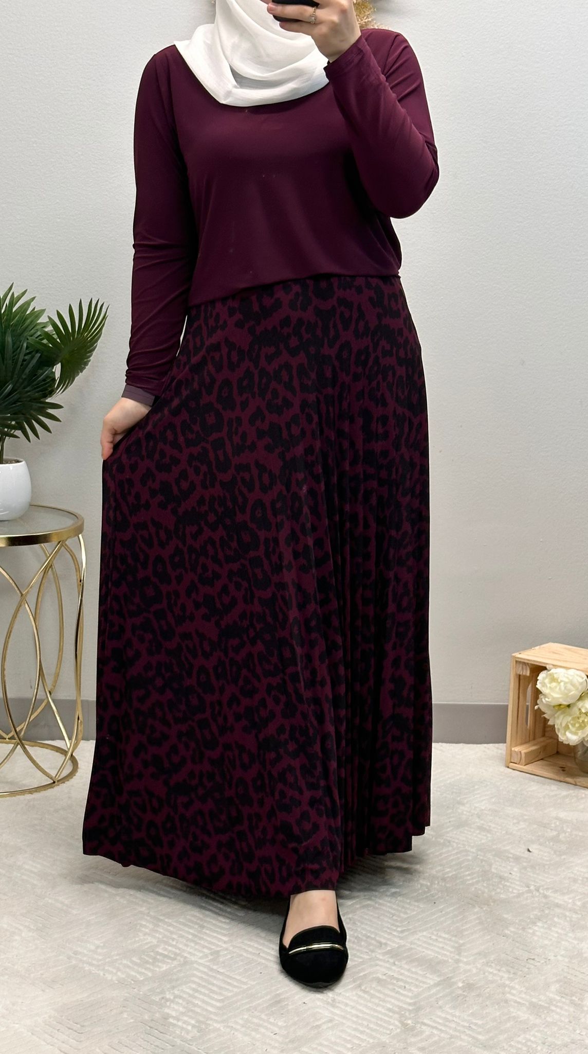 Soft Lycra Tiger skirt set