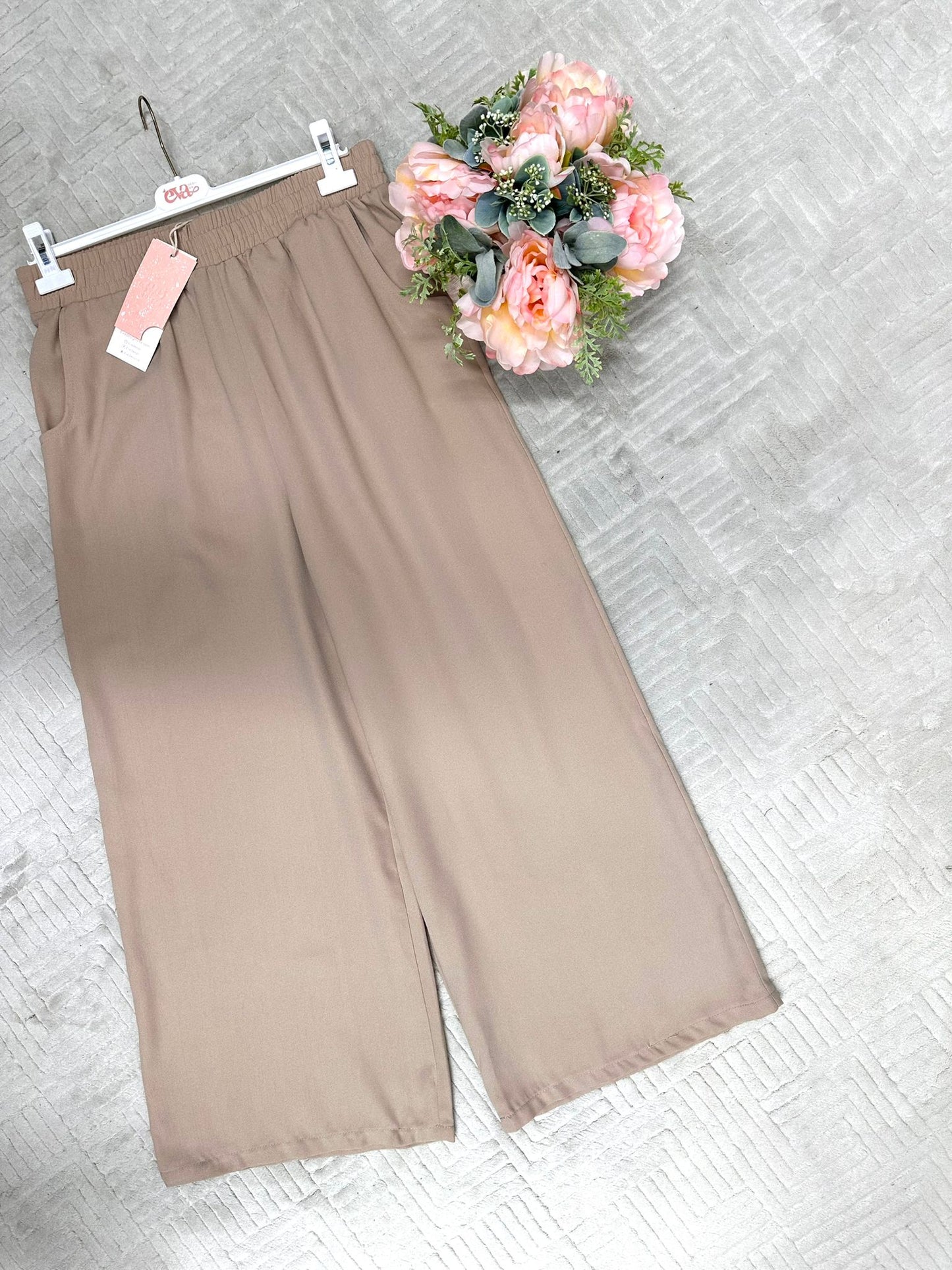 Caribe fabric loose Pants with Side Pockets (length 39.8 inch)