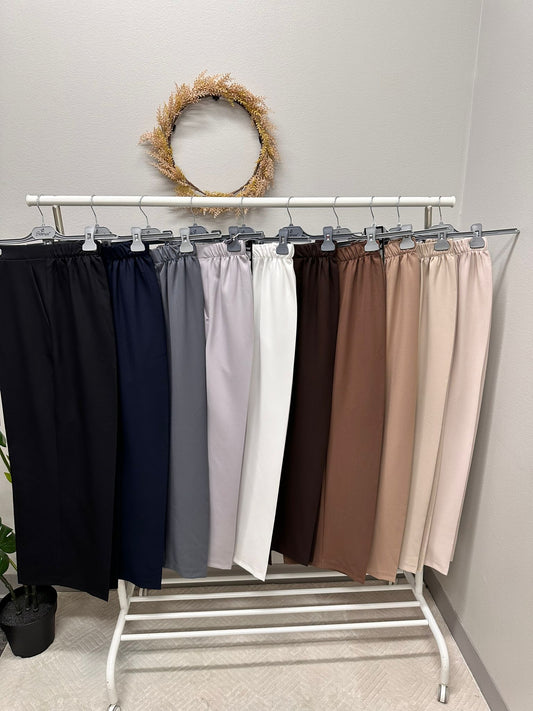 Classic Loose Pants with Elastic Waistband- We have Turkish pants sizes 38-56 . (We will check if available)