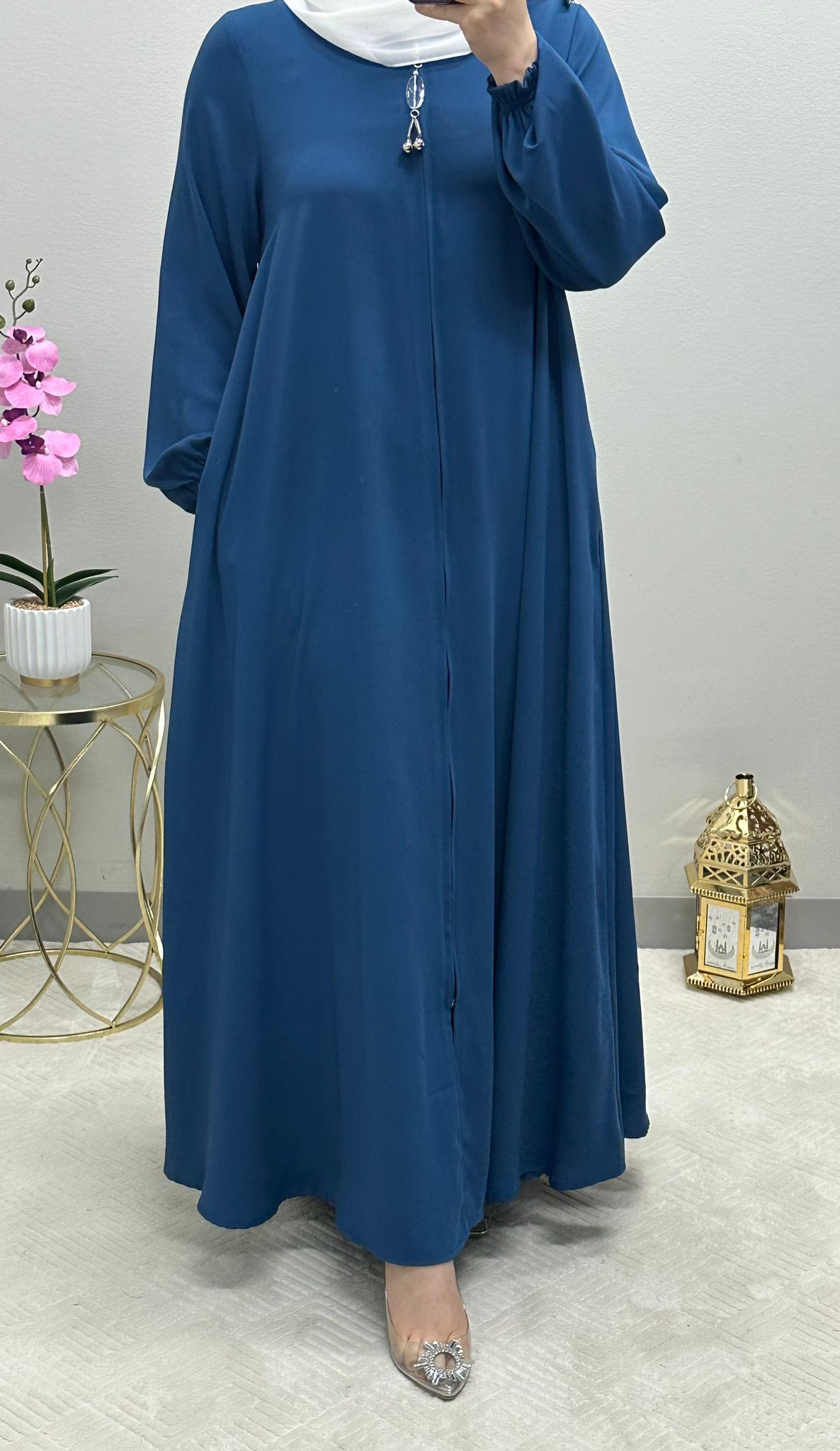 Soft colored Abaya