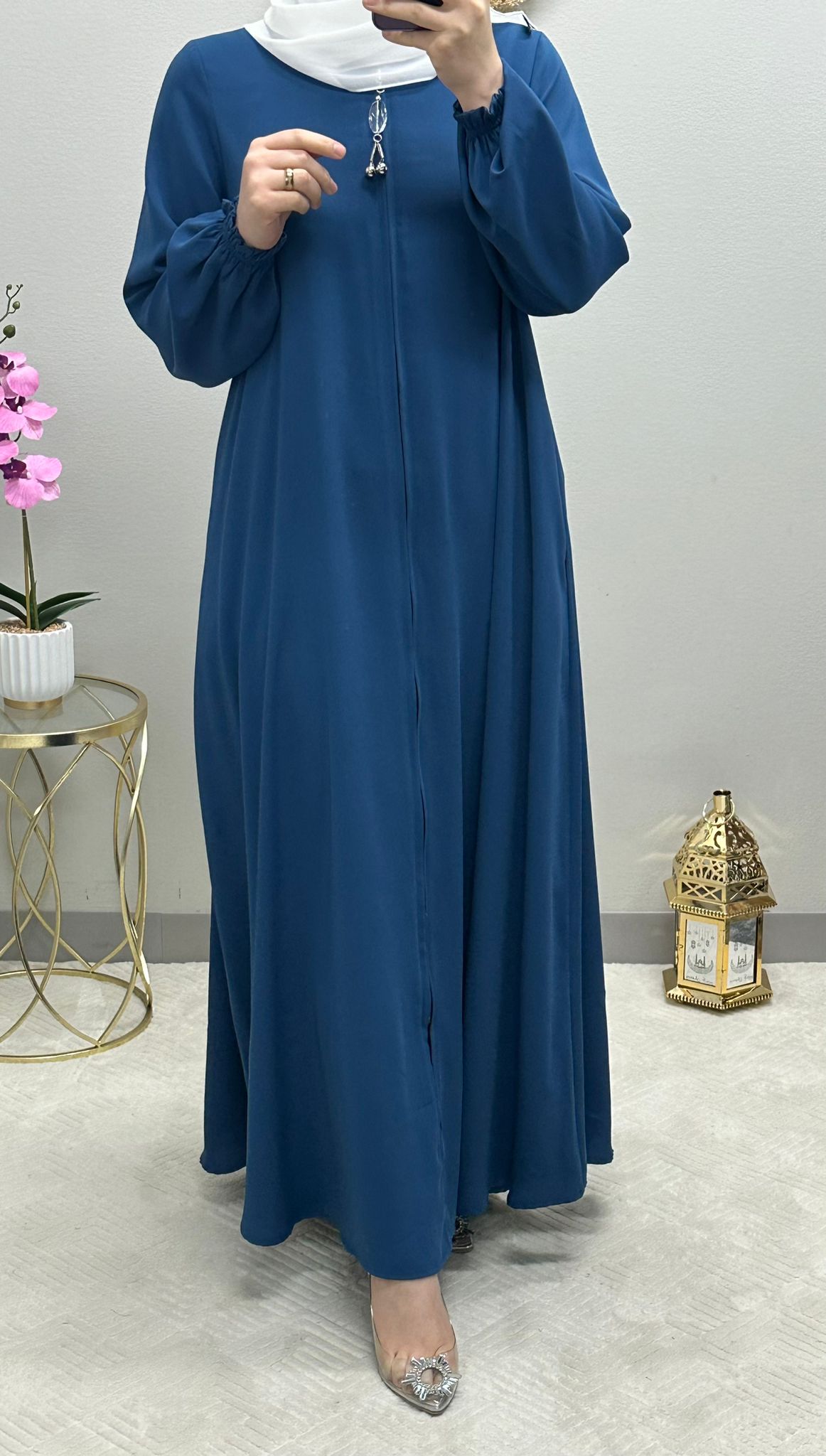 Soft colored Abaya