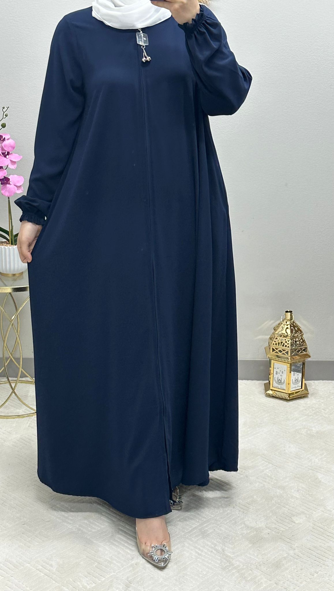 Soft colored Abaya