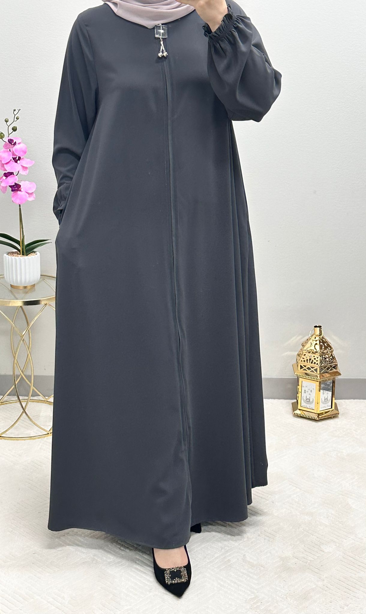 Soft colored Abaya