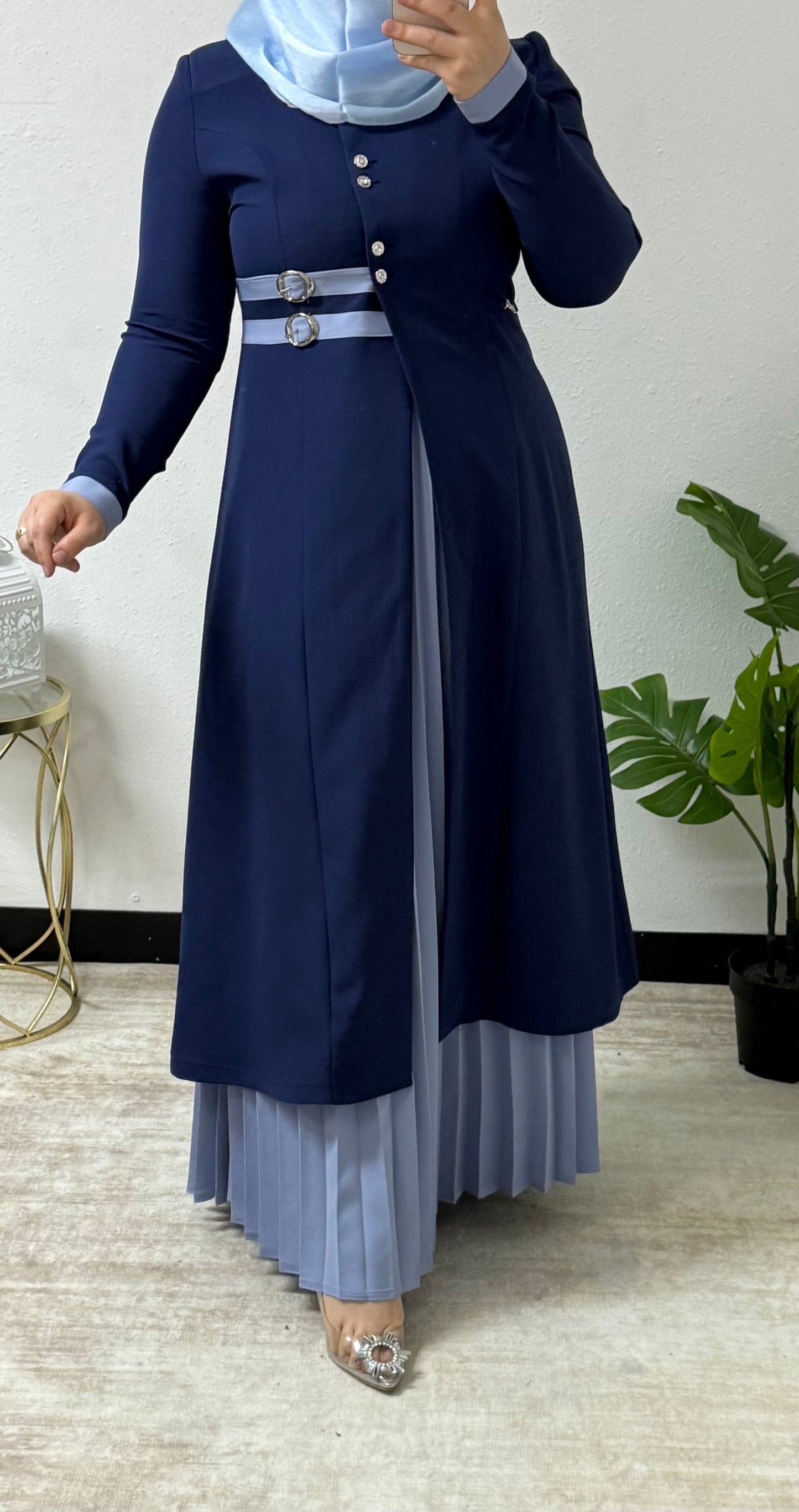 Two-Piece Belt Detailed Set