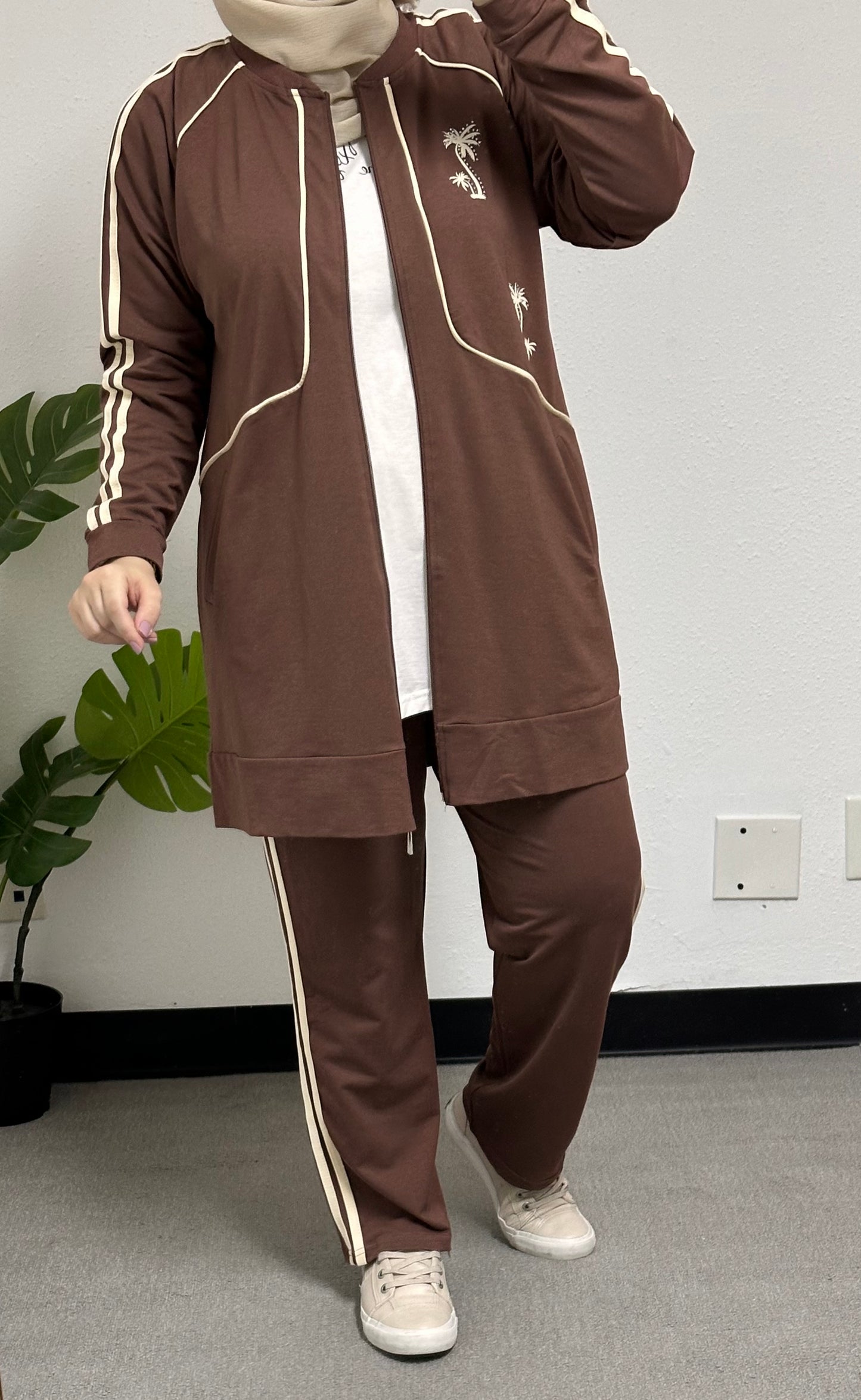 Three piece tracksuit set