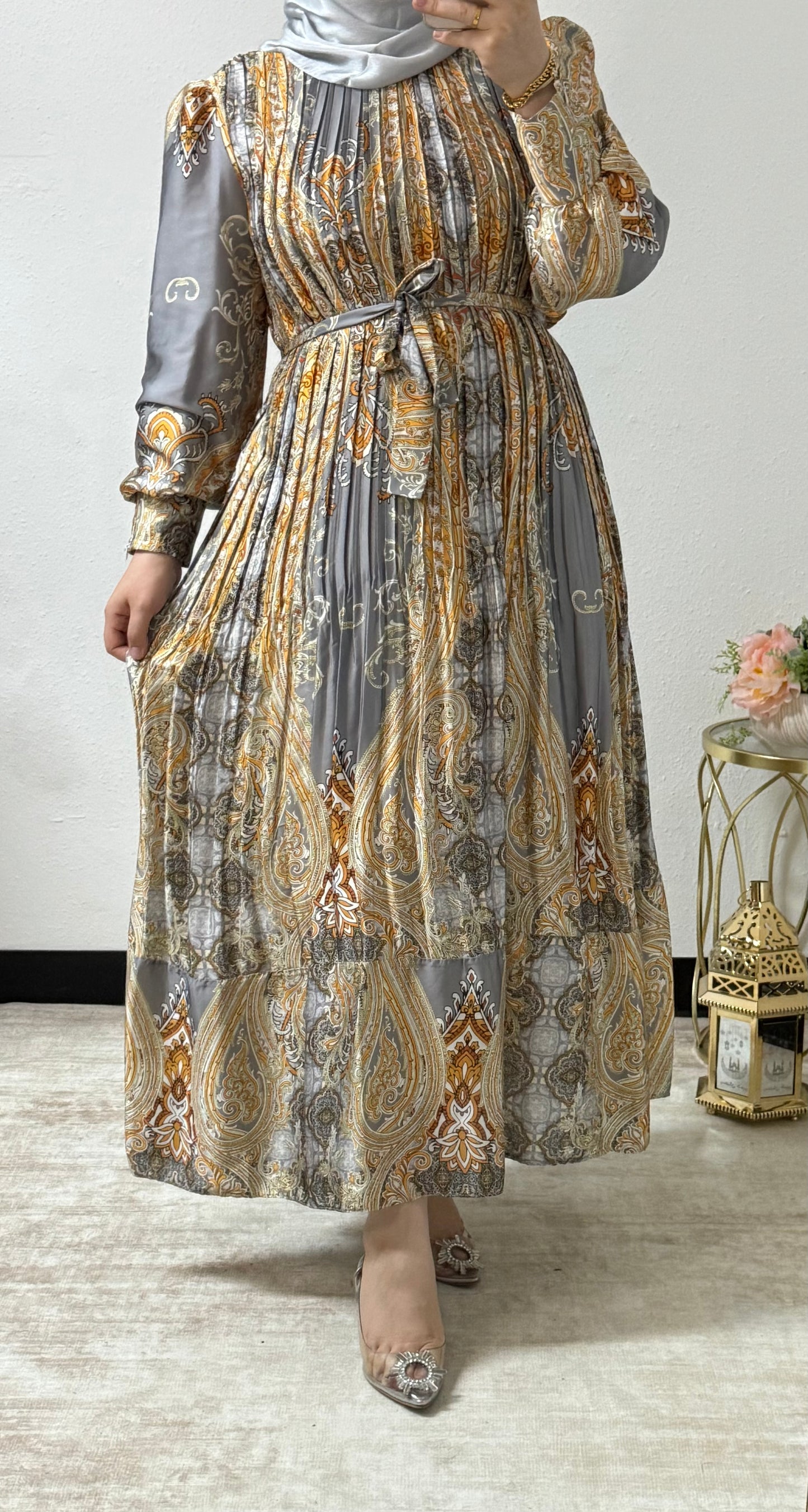 Multi-Color Printed Dress