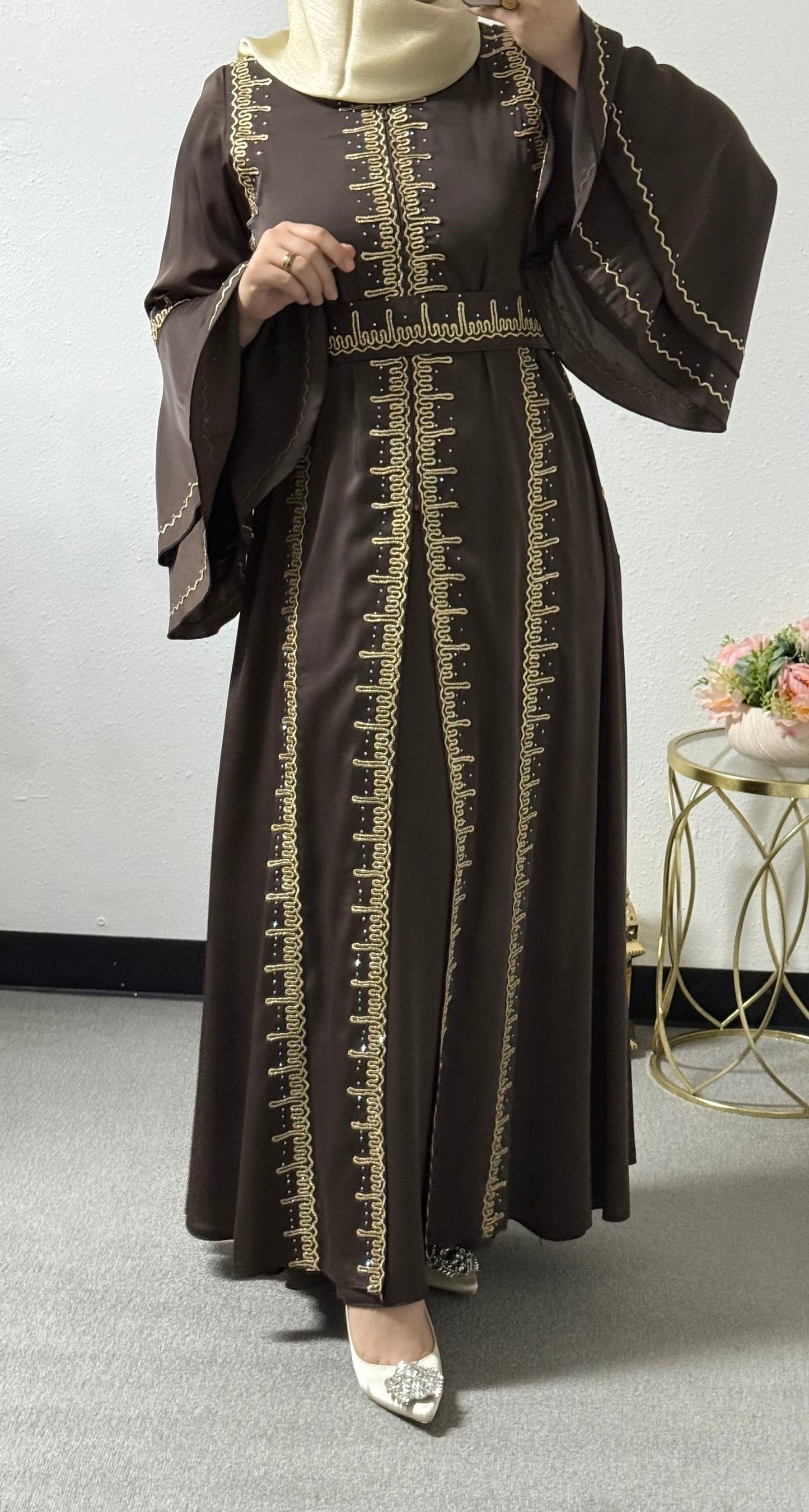 Eid embroidered abaya