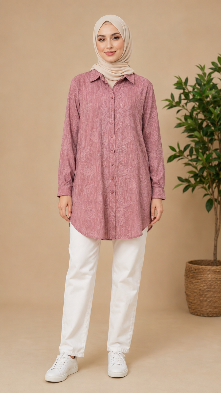 Cotton Engraving Shirt