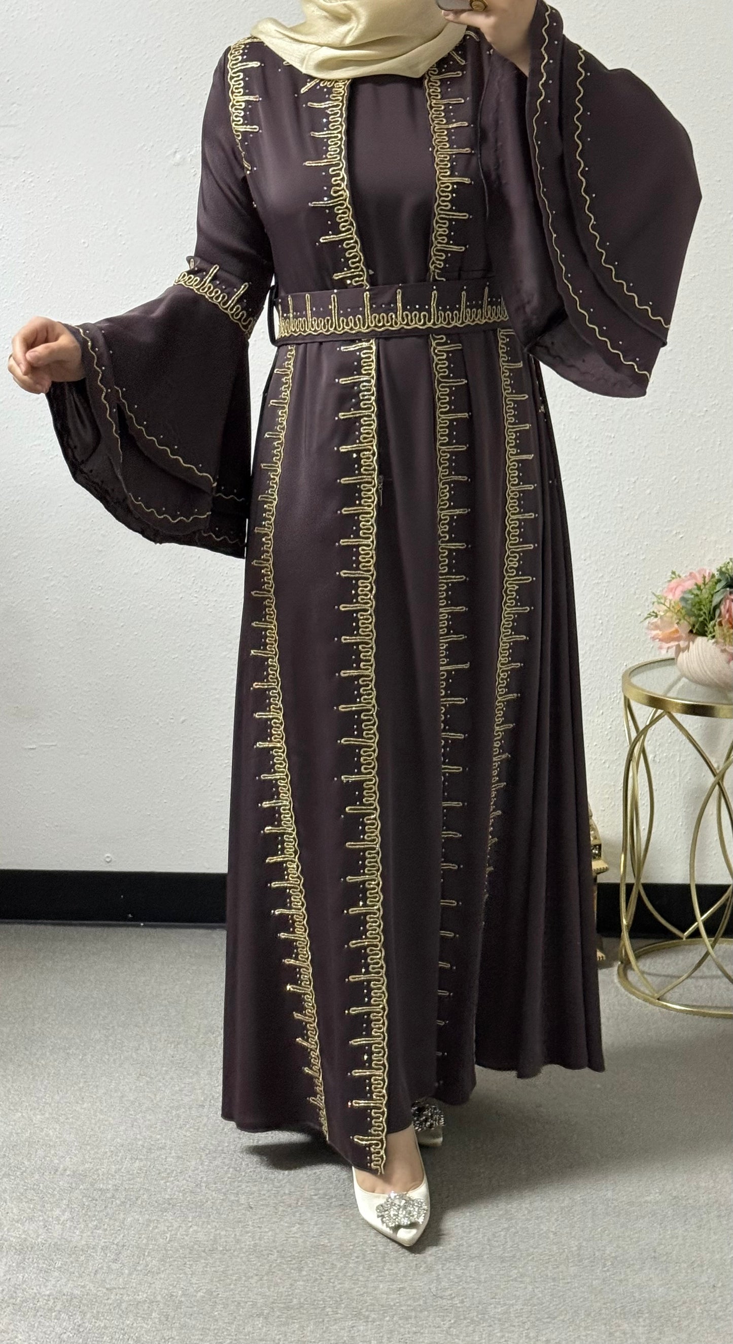 Eid embroidered abaya