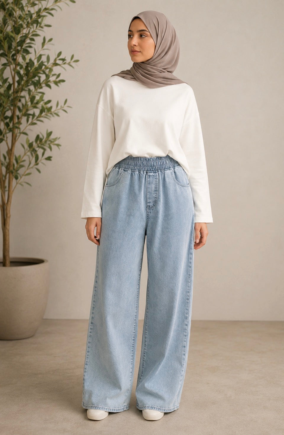Pants Wide(Denim)