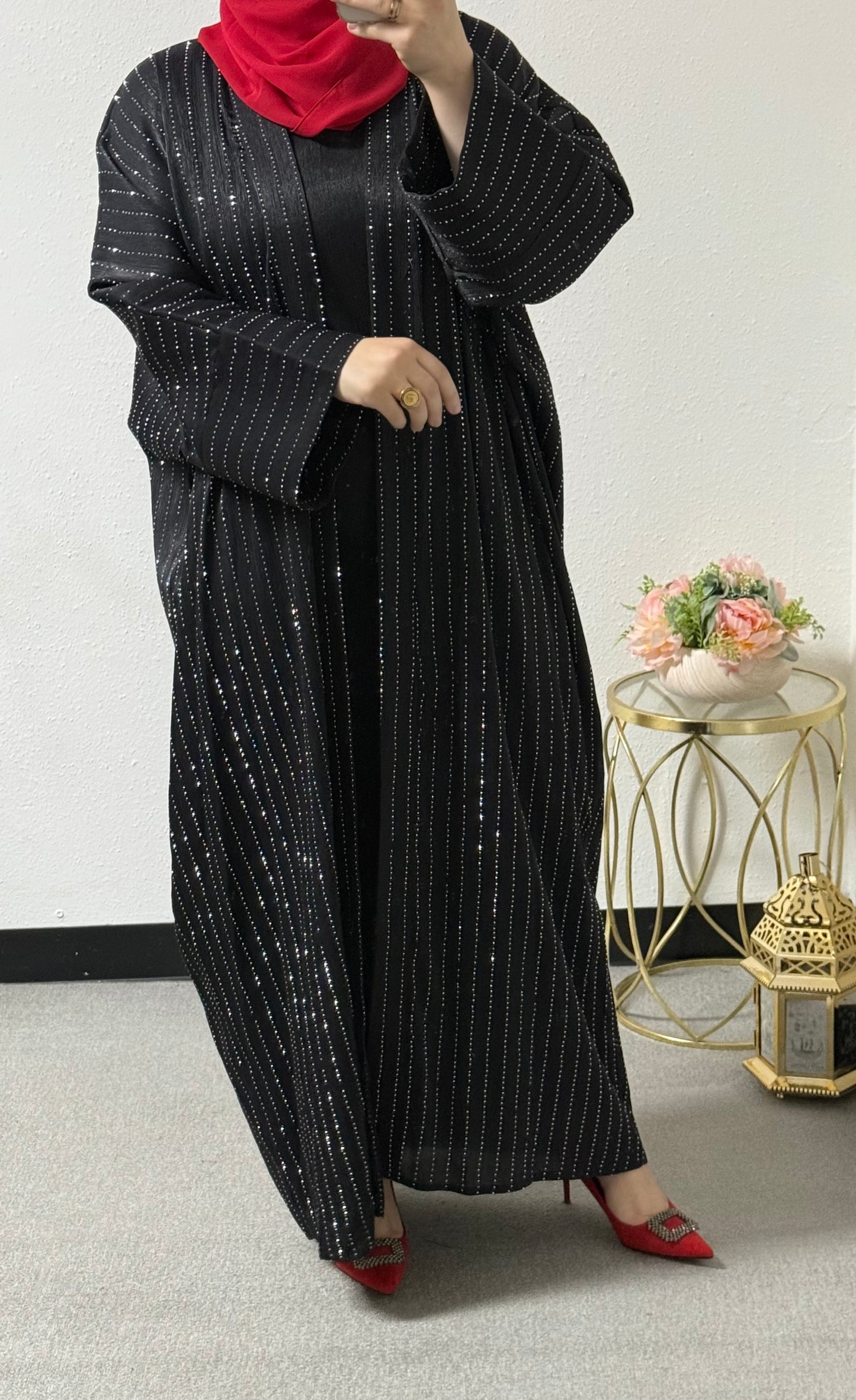 Fancy two-piece abaya