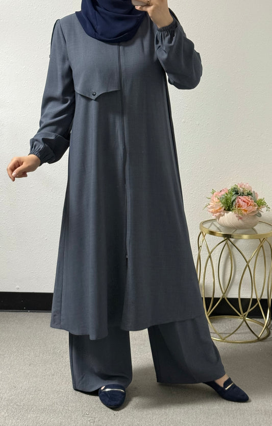 Long shirt 2-piece set