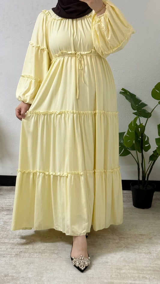 Cotton Ruffled Dress