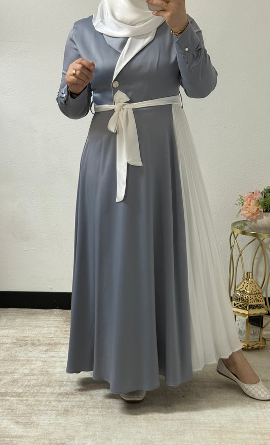 Pleated Collar Elegance Dress