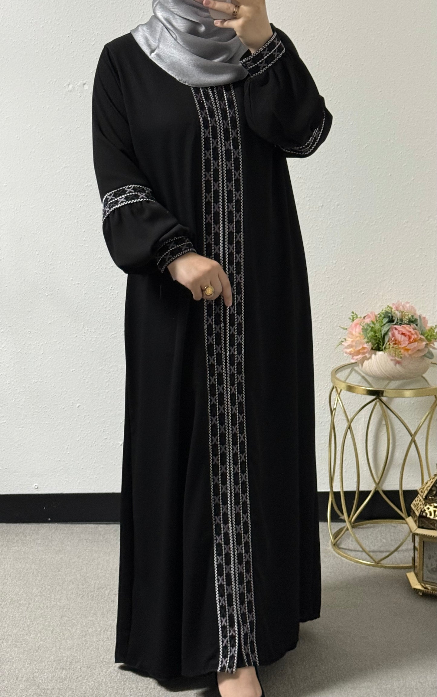 Plus size abaya