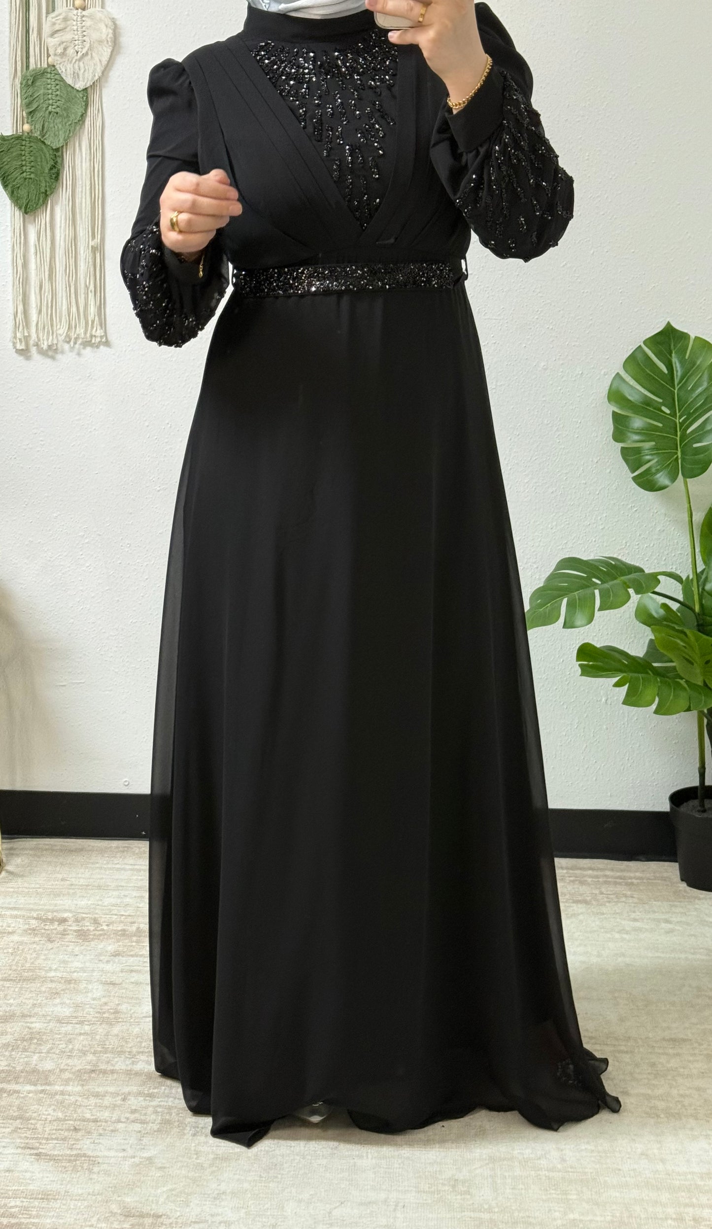 Modern sparkle dress