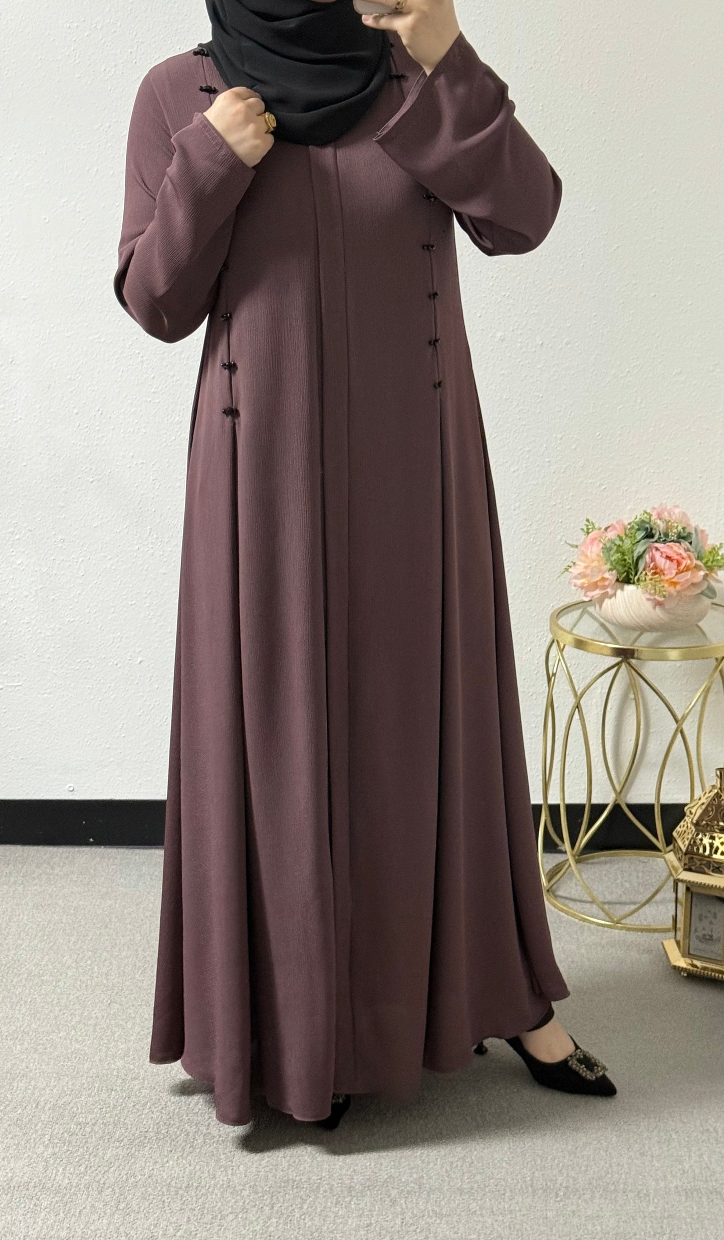 Colorful elegant abaya