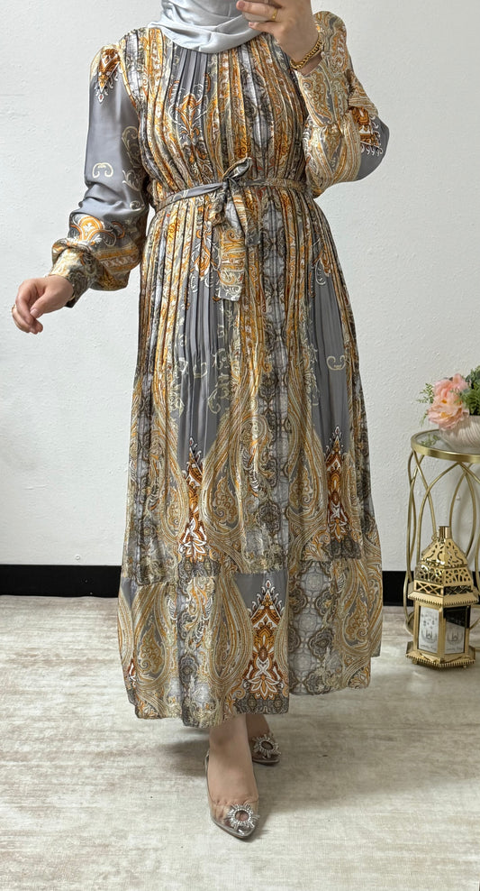 Multi-Color Printed Dress
