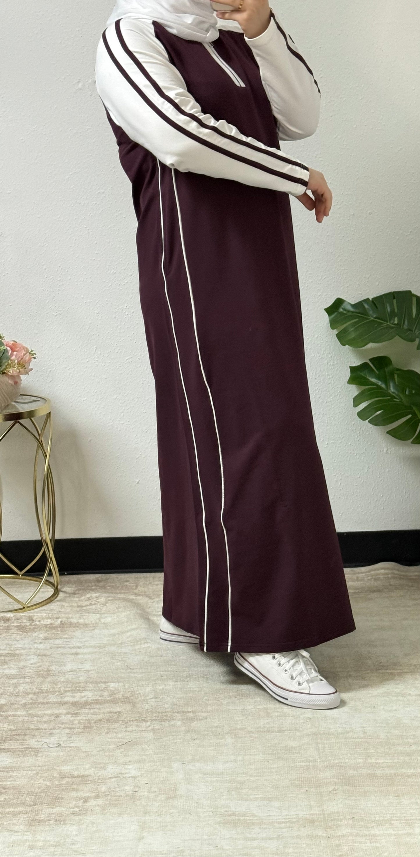 Sporty Chic Tracksuit Dress