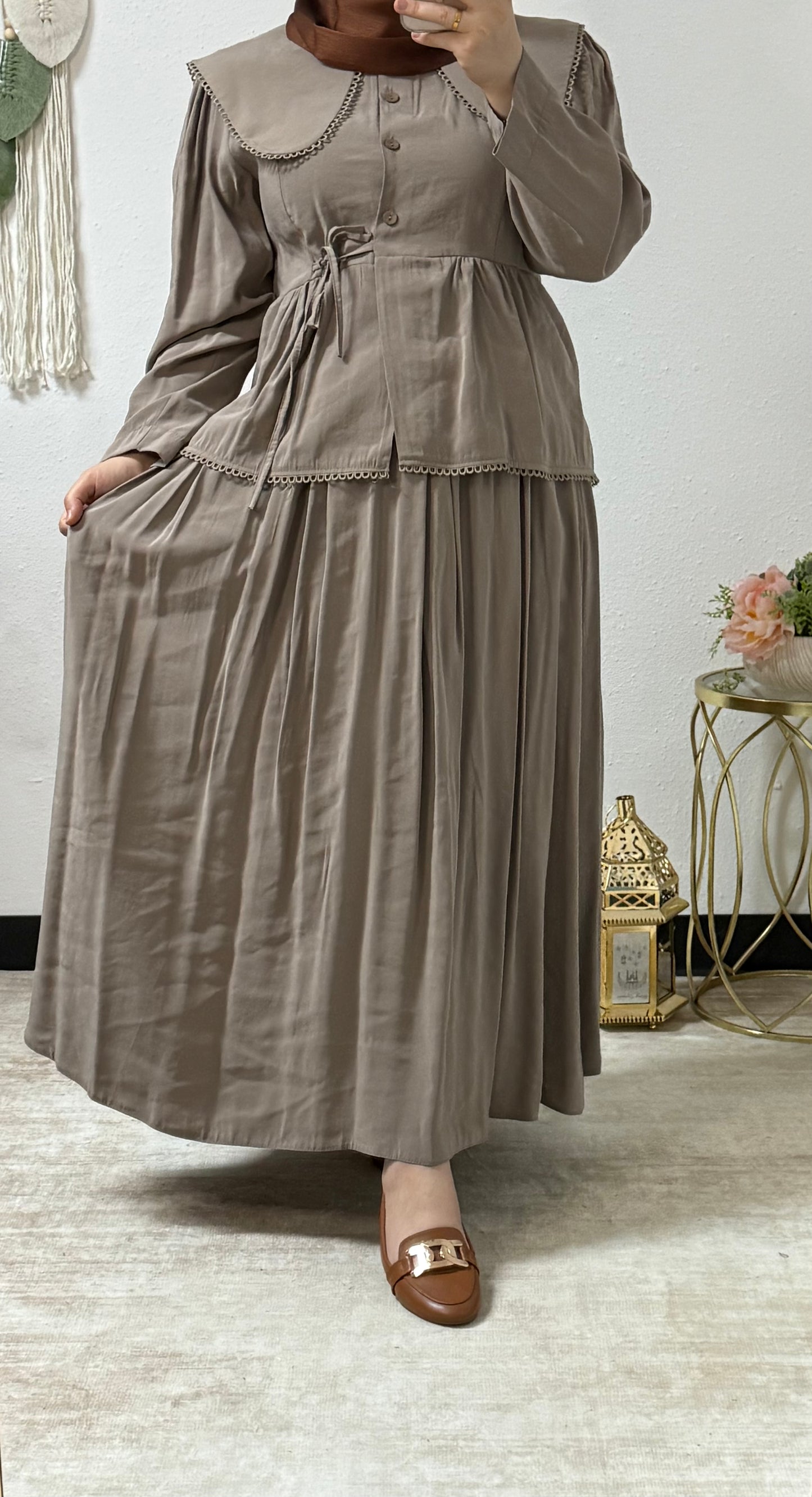 Two-Piece Vintage Style Set