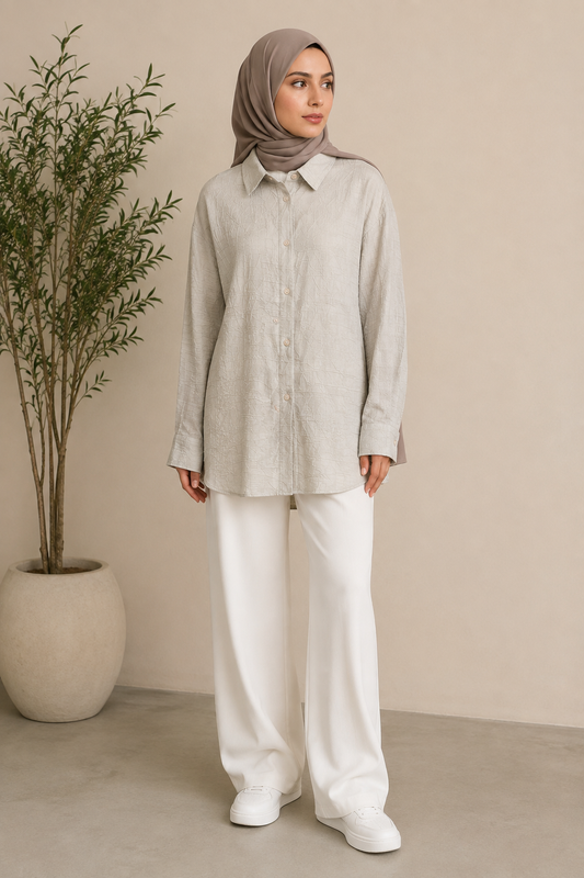Textured Cotton Shirt