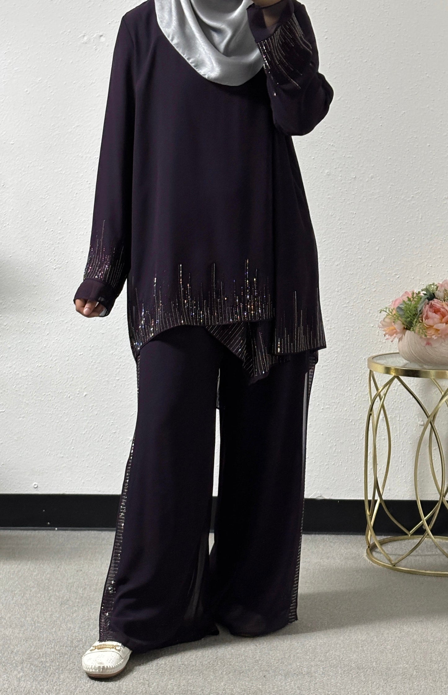 Modern chiffon set