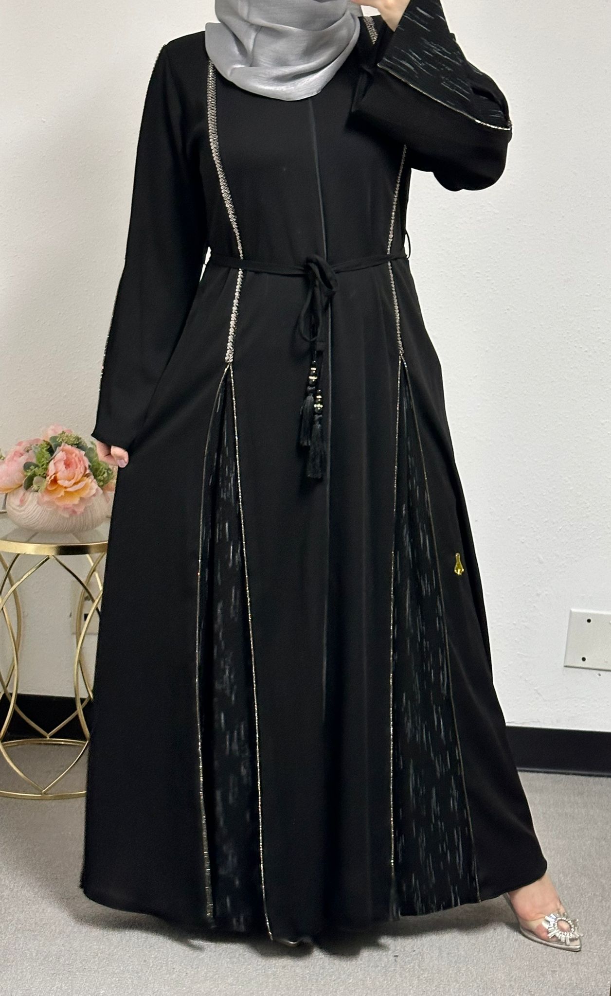 Abaya with Front Slits