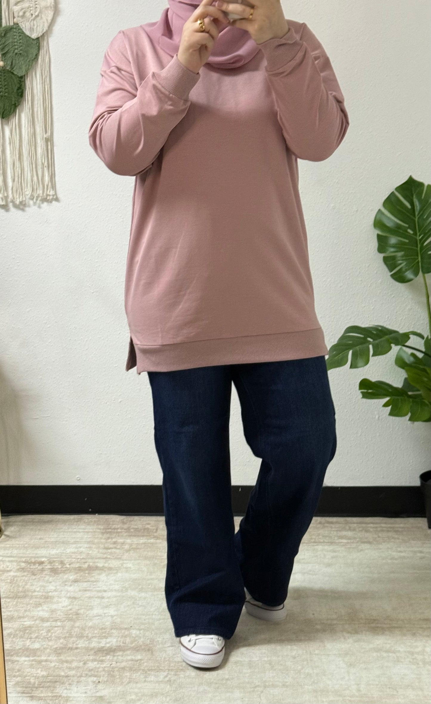 Simple Cotton Sweatshirt