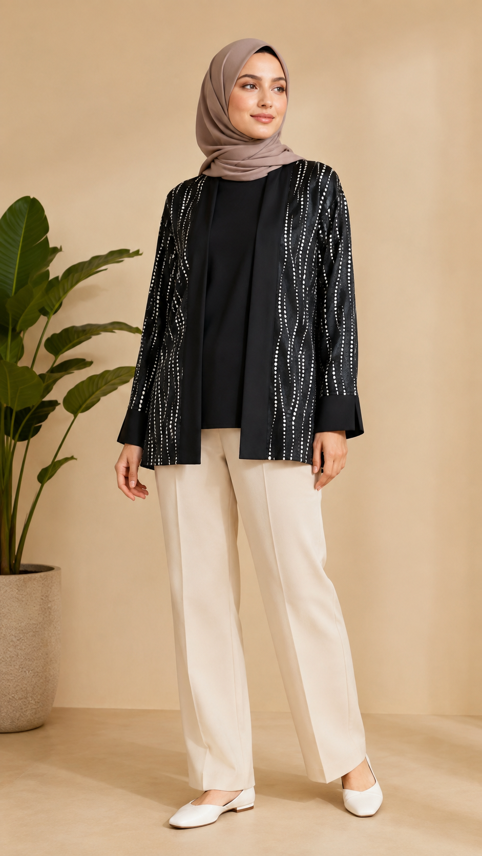 Two Piece Silk Shirt