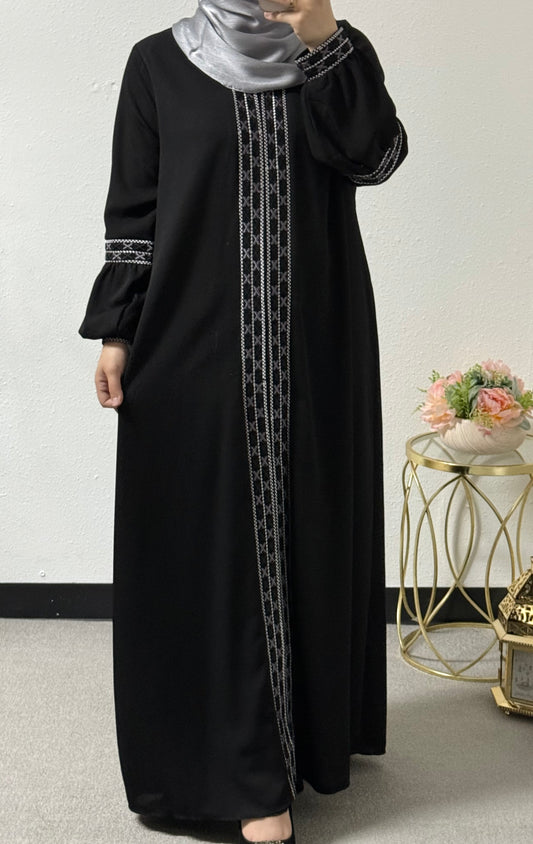 Plus size abaya